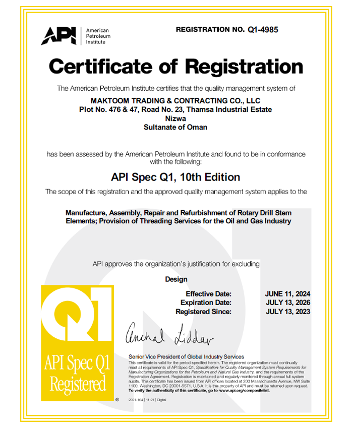 API Q1